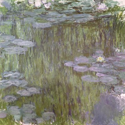 Nymphaea in Giverny, 1918 door Claude Monet